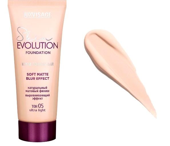 LUXVISAGE Крем тональный Skin EVOLUTION soft matte blur effect  т.05 ultra light (4)