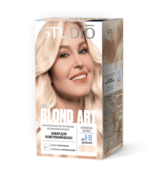 BLOND ART Набор для осветления волос до 8-10 уровней "STUDIO Professional" Power Blue. 6 /603343/