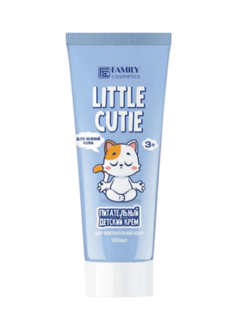 Family Cosmetics /LC13-108/ Little cutie Детский питательный крем д/чувствит.кожи "Нежность" (100мл)