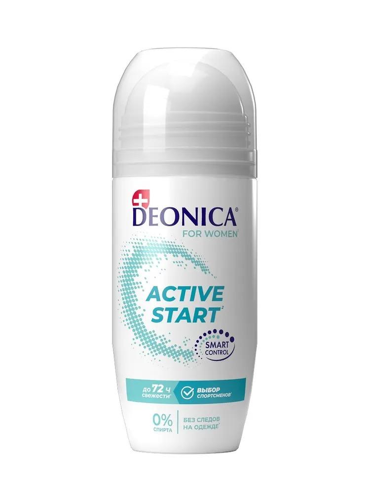 DEONICA Дезодорант ролик (50мл) ACTIVE START Women