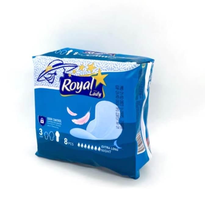 Canada Green Gate Гигиен.прокладки "Royal Lady" 7 капель (8шт) DRY EXTRA LONG NIGHT.48 (0482)