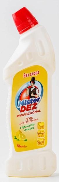 Mister Dez PROFESSIONAL Гель для сантехники с ароматом Лимон (750мл).24