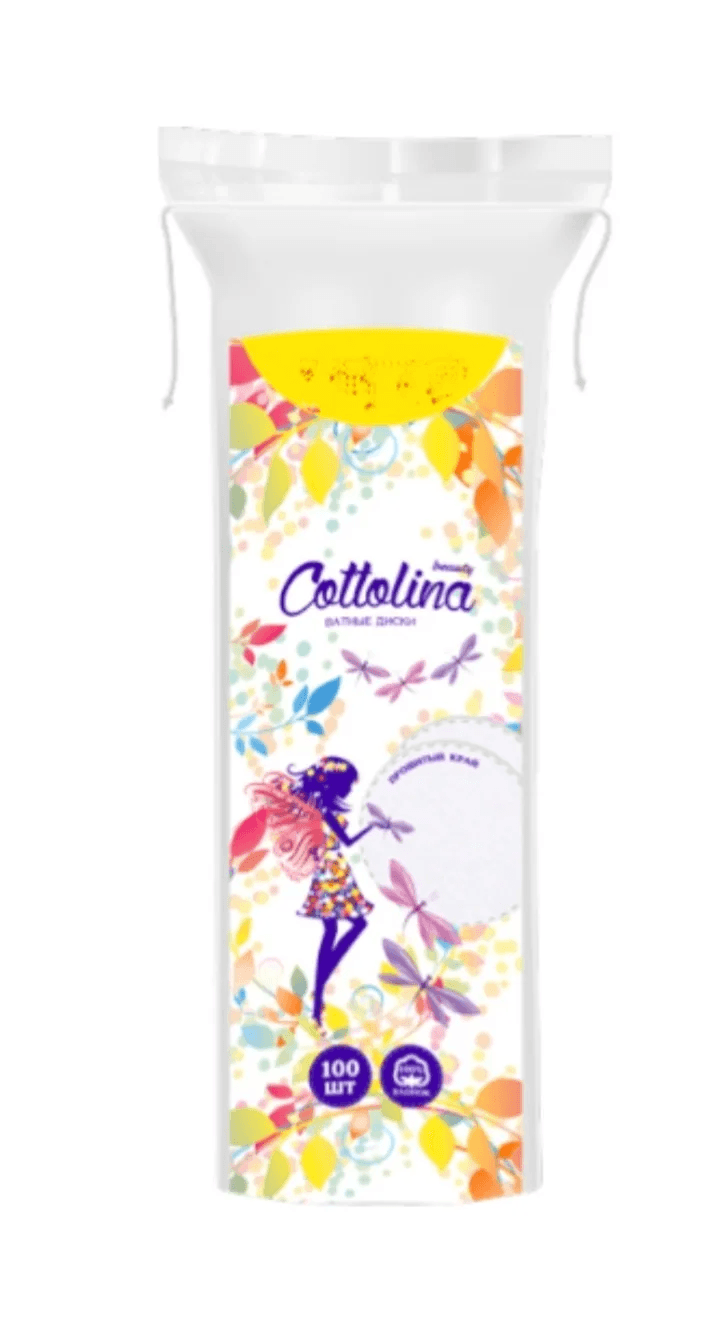 Cottolina Ватные диски 100шт /арт-1178/ 