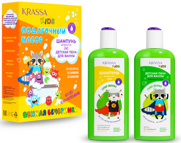 KRASSA KIDS Подарочный набор "Супер-яблоко"