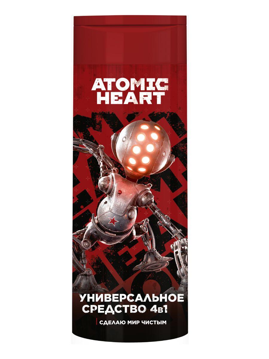 * ПОДАРОК Atomic Средство универсальное 4в1, для тела,волос и бороды,пена д/ванн (400мл).6 /98093/