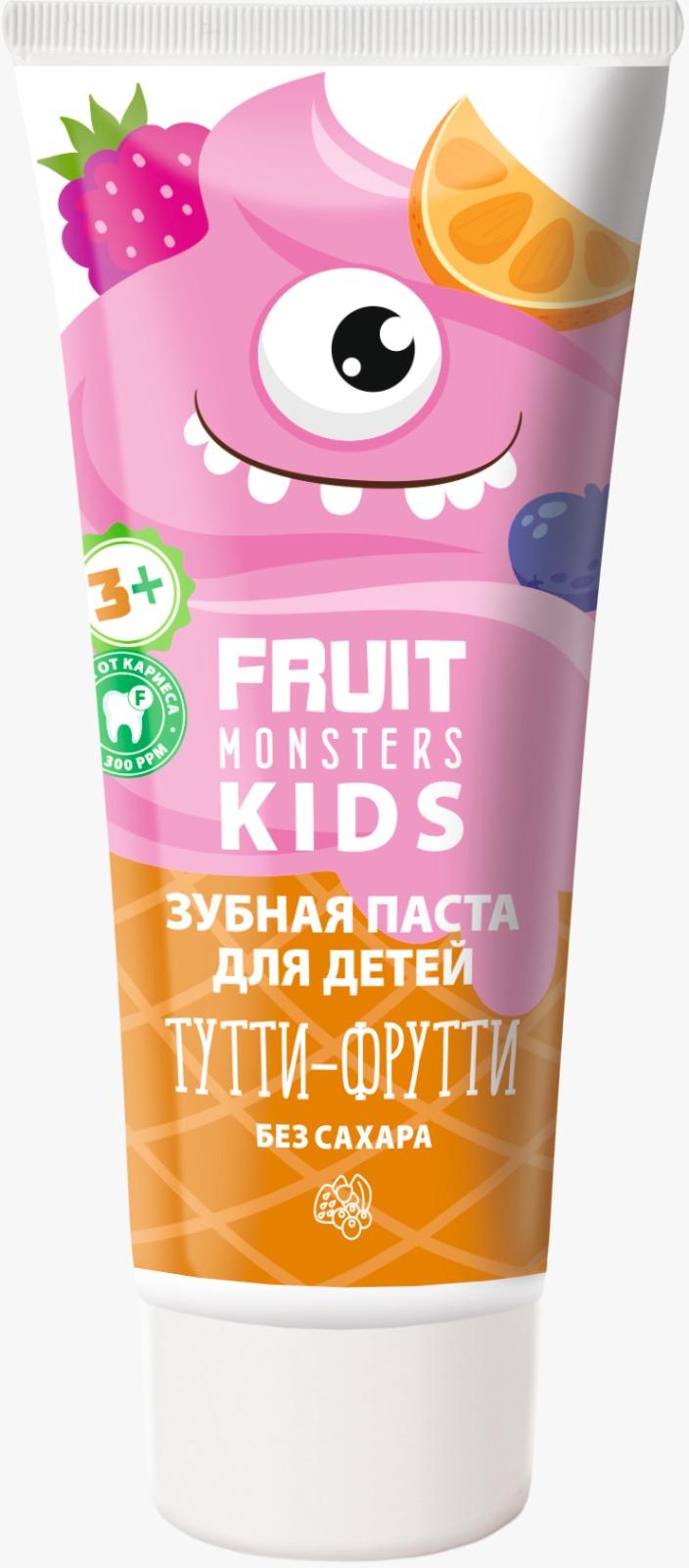 Мегамонстры "Фрутомонстры" Зубная паста детская Тутти Фрутти (60г).6 /257464/