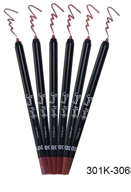 FARRES /MB002-305/ Карандаш для губ гелевый суперстойкий "SLAY NUDE", Пепельная роза (12)