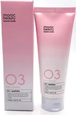 MONIC BEAUTY Skin Code 03. Пептиды Очищающая пенка для лица 150мл (*40)