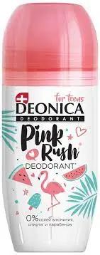 DEONICA Дезодорант ролик (50мл) FOR TEENS Pink Rush