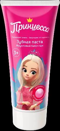 Принцесса Зубная паста Фруктовый бабл-гам, 65 гр./12 /56955/