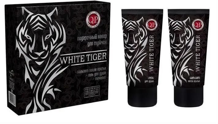 М/Тимекс Н-р "Q.P." №983  White Tiger (гель д/д 200 мл+бальзам п/бр 200 мл).10 / 797316 /
