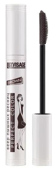 LUXVISAGE Тушь "PERFECT COLOR" веер пышных ресниц BROWN (Коричневая) 8г. (6)