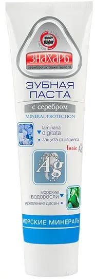 "Знахарь" Зубная паста (100гр) "Морские Минералы" .24  /0215/