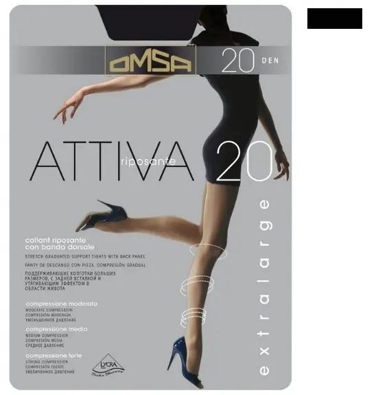 Omsa  ATTIVA 20 den XXL /колготки/ (XXL, Nero)