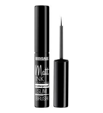 LUXVISAGE Подводка для глаз Matt INK водостойкая, Черный. (6)