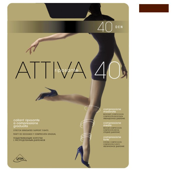 Omsa  ATTIVA 40 den /колготки/ (4, Visone)