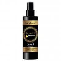 "Compliment" ARGAN OIL+Hyaluronic Acid Спрей д/волос питание и восстановление.(200мл).12 /917193/