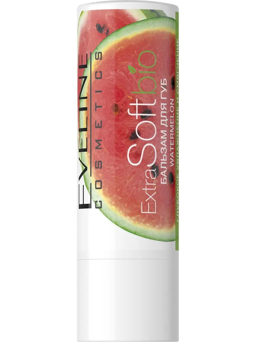 Eveline Extra Soft Bio Бальзам для губ Watermelon (3) 