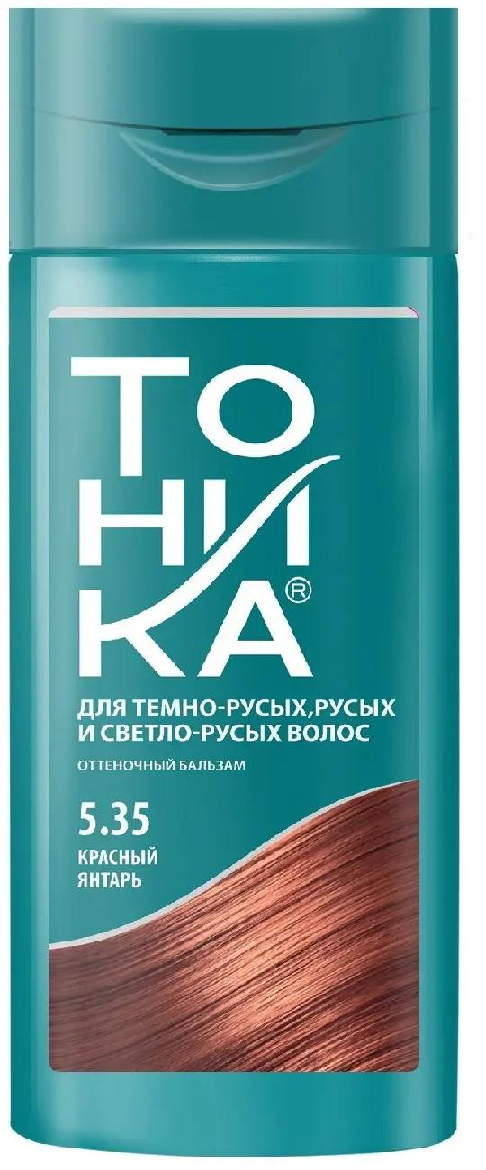 ТОНИКА  № 5.35 Для св-русых, русых и тёмн.вол. Оттен.б-м (150мл) Красный янтарь/6112/(6)