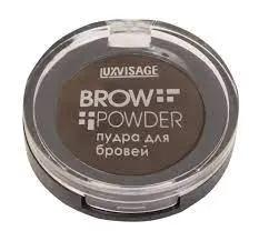 LUXVISAGE Пудра для бровей Brow powder, тон 3 Grey brown (4)