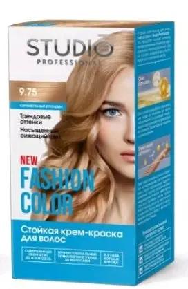 Студио "Fashion Color" Стойкая краска д/в тон 9.75 Карамель.блонд 50/50/15мл.(6) /95740