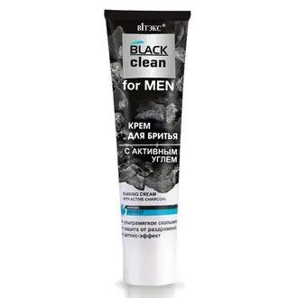 Витэкс Black clean for MEN Крем для бритья с активным углем (туба-100мл).20 