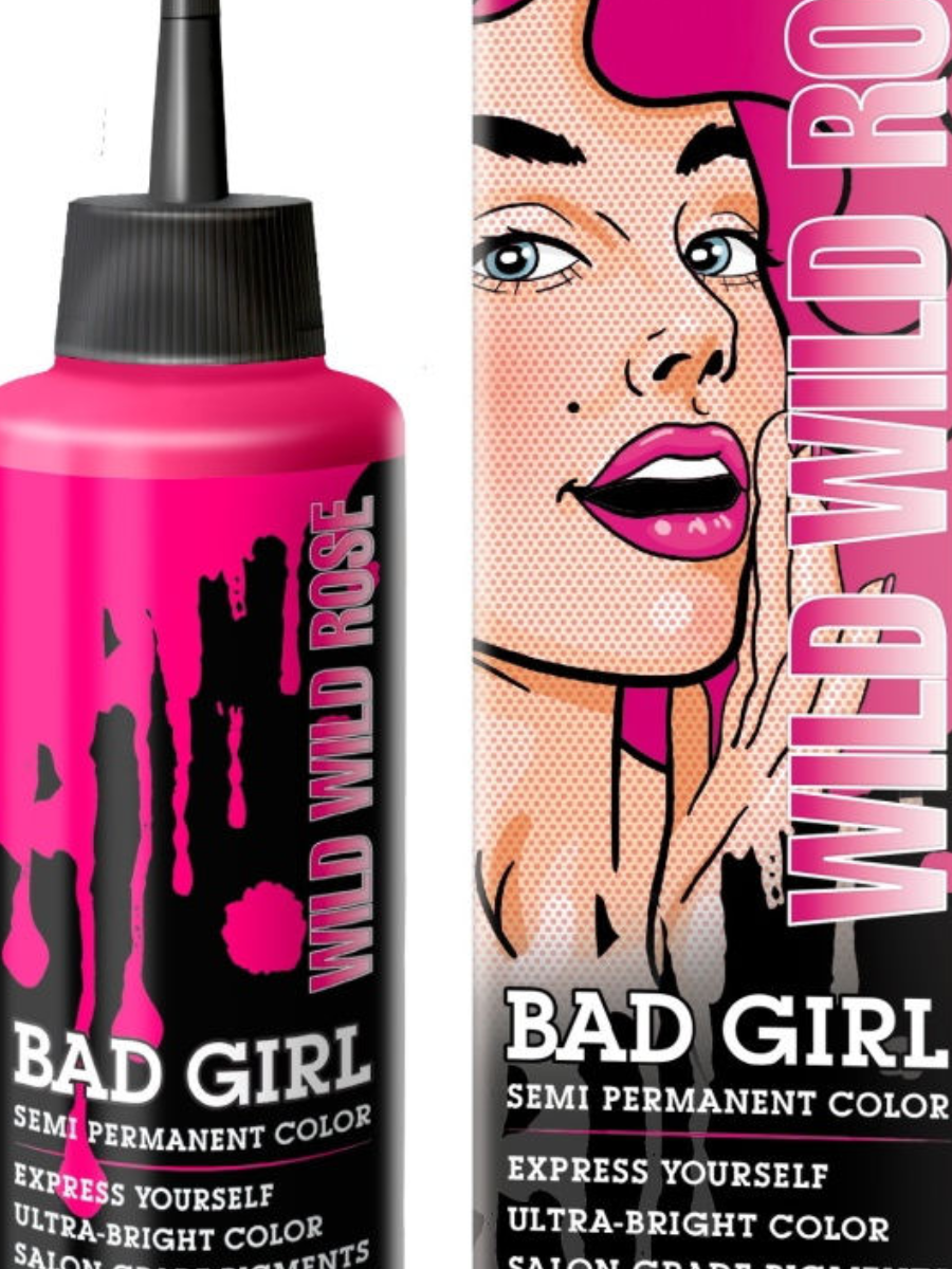 Краситель прямого действия д/волос "Bad Girl" базовый тон Wild Wild Rose (розовый) 150мл. 8 /55576/