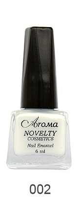 Лак для ногтей (6мл) Novelty Aroma №002 бел.