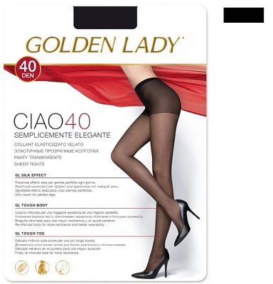 Golden Lady  CIAO 40 den /колготки/ (4, Nero)
