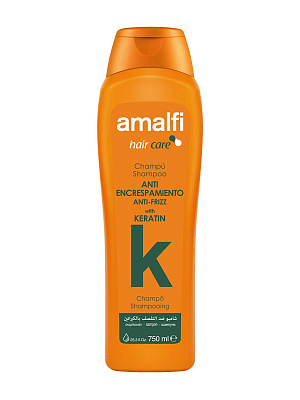 AMALFI  ПРОФ Шампунь (750ml) "Keratin anti-frizz" Кератиновый д/всех типов в.16 /4411/