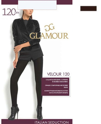 Glamour  VELOUR 120 den /колготки/ (2, Chocolate)