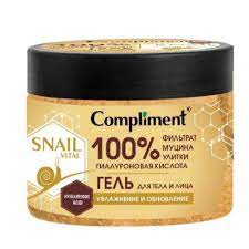 "Compliment" SNAIL VITAL Гель для тела и лица Увлажнение и обновление (400мл). /642099/